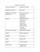 Reseña CADENA DE VALORES