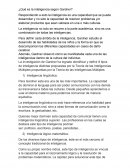 Resumen de ¿Qué es la inteligencia según Gardner?