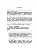 ¿Cuál es el objetivo fundamental de un acta?