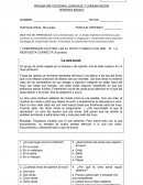 LA Prueba Institucional I 3ero basico