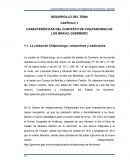 CARACTERÍSTICAS DEL CONTEXTO DE CHILPANCINGO DE LOS BRAVO, GUERRERO