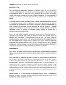 TÍTULO: Perspectivas del aborto: educar por la vida.