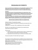 Programas de fomento ante el crecimiento de la competencia en el mercado global