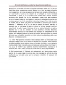 Reporte de lectura, sobre la ida al museo de la luz “México Luz y Color”