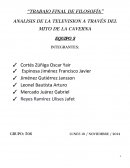 UN GRAN ANALISIS DE LA TELEVISION A TRAVÉS DEL MITO DE LA CAVERNA