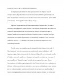 Importancia de la gestión de personal