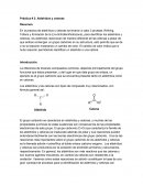 Práctica # 2: Aldehídos y cetonas