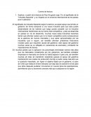 Control de lectura a partir de la lectura de Paul Krugman