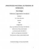 Violencia y seguridad en Honduras