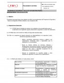 Programa de seguridad y salud ocupacional