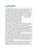 Ensayo de La unción