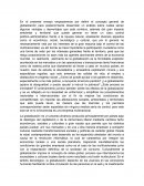 Concepto general de globalización