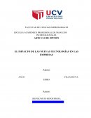 EL IMPACTO DE LAS NUEVAS TECNOLOGÍAS EN LAS EMPRESAS