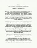 Plan ambiental, hacia una UAM-X sustentable