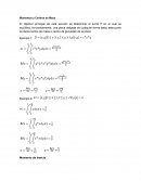 Cuales son los Momentos y Centros de Masa