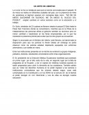 ENSAYO SOBRE UN GRITO DE LIBERTAD