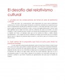 Desafio del relativismo cultural