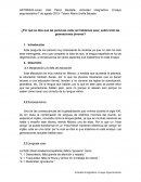 Ensayo argumentativo agosto