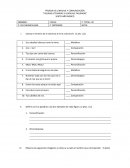 Evaluación del Lenguaje algebraico PRUEBA DE LENGUAJE Y COMUNICACIÓN