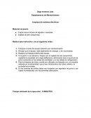 Limpieza de motores eléctricos
