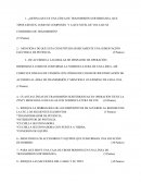 PREGUNTAS SOBRE LÍNEA DE TRANSMISIÓN SUBTERRÁNEA