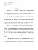 Resumen Reflexivo. El Cáliz y la Espada