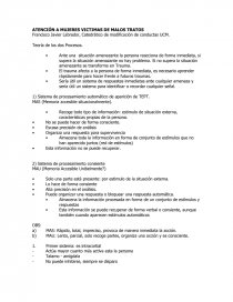 ATENCIÓN A MUJERES VICTIMAS DE MALOS TRATOS. Página 1