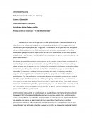 Ensayo análisis de la pelicula El club del emperador