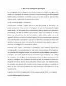 La etica en la investigación psicologica