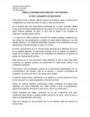 ENSAYO: SISTEMAS ELECTORALES Y DE PARTIDOS