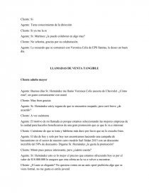 Scrip de llamada de cobranza. Página 5