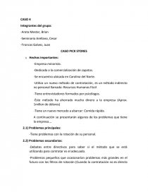 Como es la Solución caso PICKSTORES. Página 1