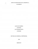 Aspectos importantes de la economía colombiana
