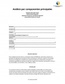 Análisis estadístico multivariable con la técnica por componentes principales
