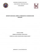 PROBLEMA DE COMUNICACION EXPUESTO