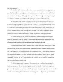 Análisis de libro Los 4 acuerdos. Página 1