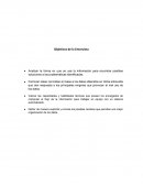 La entrevista Objetivos