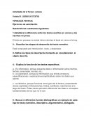 Actividades de tipología textual