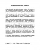 Ensayo en la orilla del océano cósmico