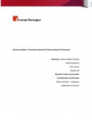 Informe Unidad I: Panorama General De Administración Financiera.