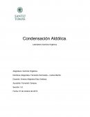Condensacion aldolica Una reacción de condensación
