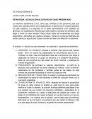 STRATEGIA DE SOLUCION AL ESTUDIO DE CASO PRESENTADO