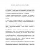 IMPORTANCIA DE LA NUTRICIÓN EN LA DIABETES