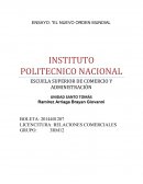 Ensayo: El nuevo orden mundial