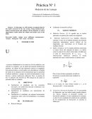 Informe de laboratorio de Fundamentos de Mecánica