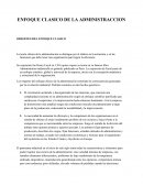 ENFOQUE CLASICO DE LA ADMINISTRACCION