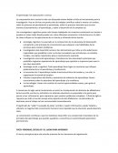 Como aprende la gente Ensayo de resumen