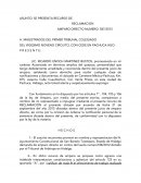 ASUNTO: SE PRESENTA RECURSO DE RECLAMACION