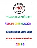 Trabajo de lenguaje y comunicación