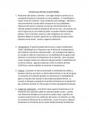 Facctores que afectan la solubilidad quimica